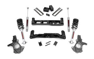 GMC Sierra 1500 Suspension Lift Kit - Rough Country - 5 Inch Lift Kit | Cast Steel | N3 Struts - '14-'17